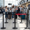 Retractable Queue Barriers – 3.4m – Indoor/Outdoor Use