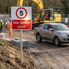 Site Speed Limit Traffic Signs – 600mm x 450mm – Polypropylene RA1 – Temporary Outdoor Use