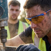 Safety Glasses – Amber – Anti-Scratch & Anti-Mist – Industrial Use