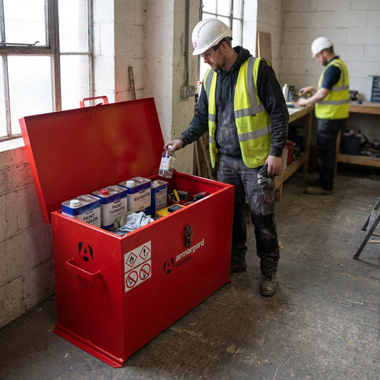 Heavy Duty Transbank Container – 880mm x 485mm x 540mm – Steel – Industrial Use