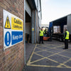Caution Loading Area Sign – 1mm Rigid Plastic – Indoor/Outdoor Use