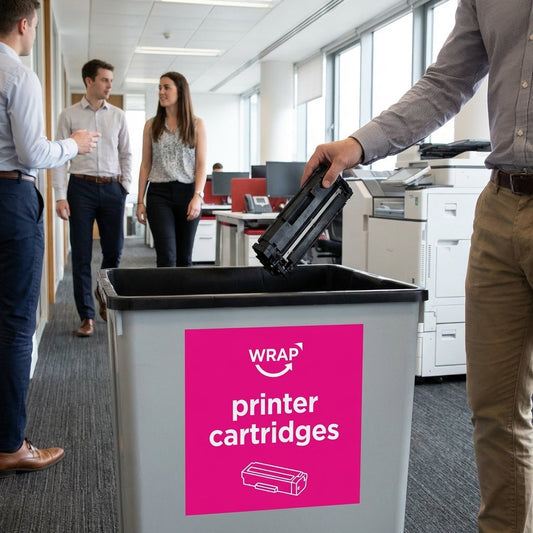 Recycling Signs – Printer Cartridges – Rigid Plastic & Vinyl – Indoor/Outdoor