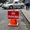 No Parking Cone Sign – 600mm x 450mm – Reflective Polypropylene – Traffic Control