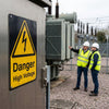 High Voltage Safety Signs – 1mm Rigid Plastic – Indoor/Outdoor Use