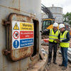 Confined Space Warning Sign – No Unauthorised Entry – Permit to Work