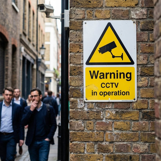 Explosive Warning Sign – 1mm Rigid Plastic – Indoor/Outdoor Use
