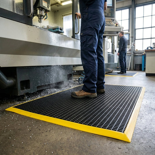 Anti-Slip Workstation Safety Mat – 12mm Thick – PVC Material – Industrial Use