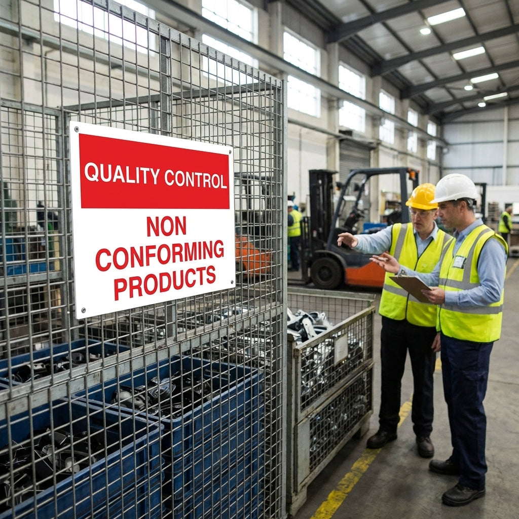 Quality Control Sign – 400mm x 300mm – Rigid Plastic – Indoor/Outdoor