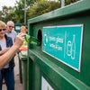 Recycling Sign – Green Glass Bottles & Jars – 1mm Rigid Plastic – Indoor/Outdoor