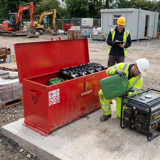 Heavy Duty Transbank Container – Red – 1.2mm Steel – Industrial Use