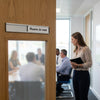 Room Status Door Slider Sign – 300mm x 40mm – Anodised Aluminium – Office & Home