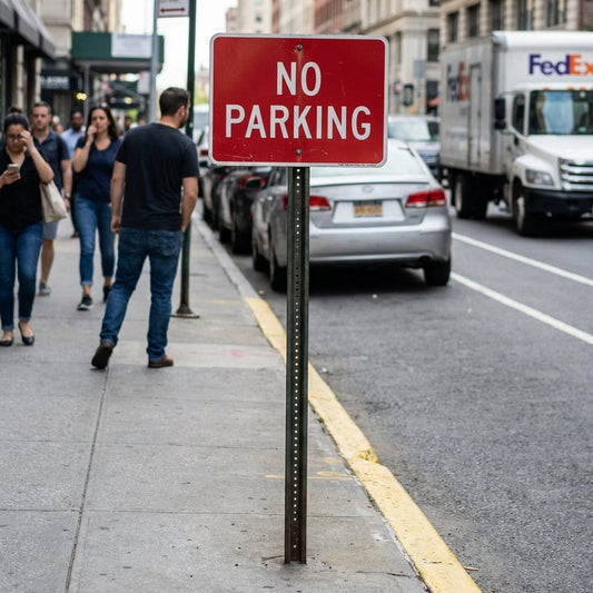 No Parking Traffic Signs – 1mm Rigid Plastic & Aluminium – Indoor/Outdoor Use