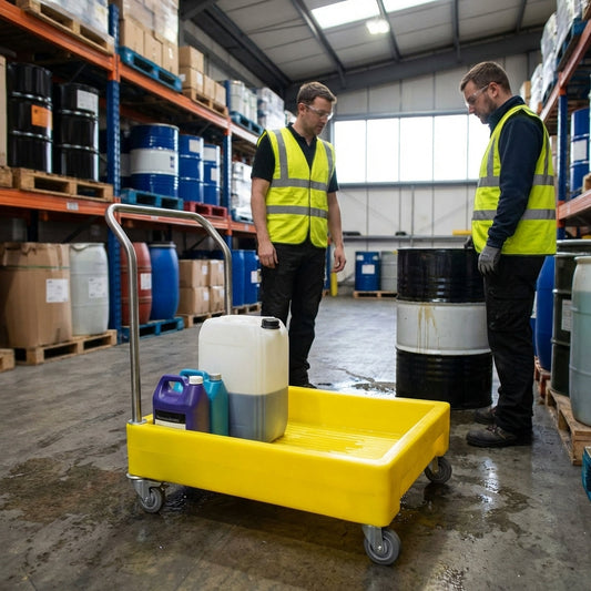 Bunded Drum Trolley – 100L Capacity – Polyethylene – Industrial Use