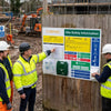 Site Safety Board – 1060mm x 1230mm – Durable Plastic – Construction & Industrial Use