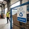 Cardboard Recycling Sign – Durable Material – Indoor/Outdoor Use