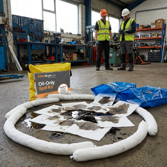 50 Litre Spill Kits in Shoulder Bag – Maintenance, Oil & Chemical – Industrial Use