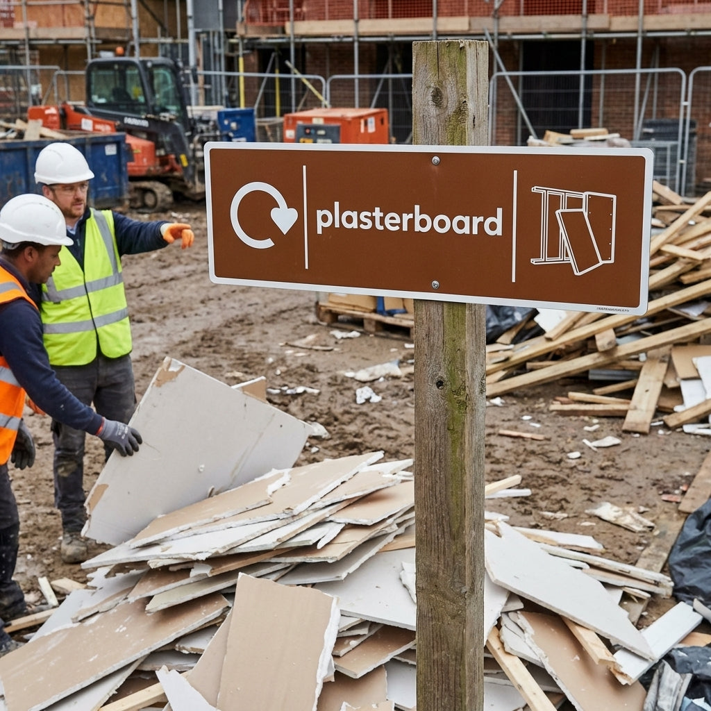 Recycling Signs – Plasterboard – Rigid Plastic & Vinyl – Indoor/Outdoor