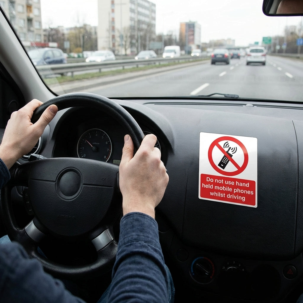 Safety Sign – 75mm x 100mm – Self Adhesive Vinyl – Indoor Use