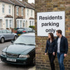 Residents Parking Only Sign – 400mm x 300mm – Rigid Plastic – Indoor/Outdoor Use