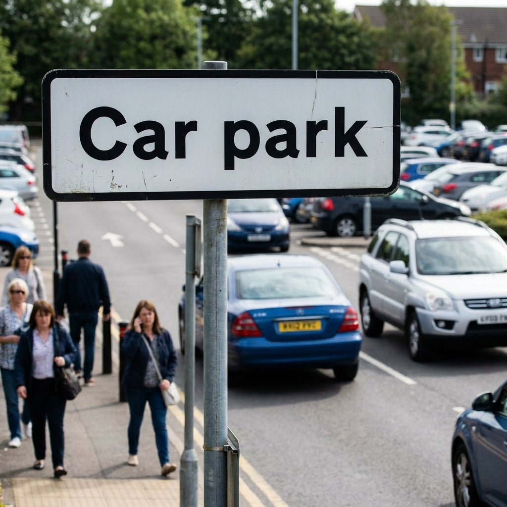 Car Park Sign – 1mm Rigid Plastic – Indoor & Outdoor Use