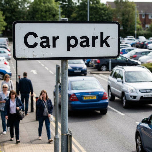 Car Park Sign – 1mm Rigid Plastic – Indoor & Outdoor Use
