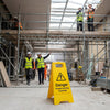 Danger People Working Overhead Floor Sign – 300mm x 600mm – Polypropylene – Indoor/Outdoor