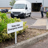 Emergency Access Verge Sign – 450mm x 150mm – Aluminium – Road Safety