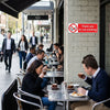 Thank You for Not Smoking Signs – 1mm Rigid Plastic – Indoor/Outdoor Use