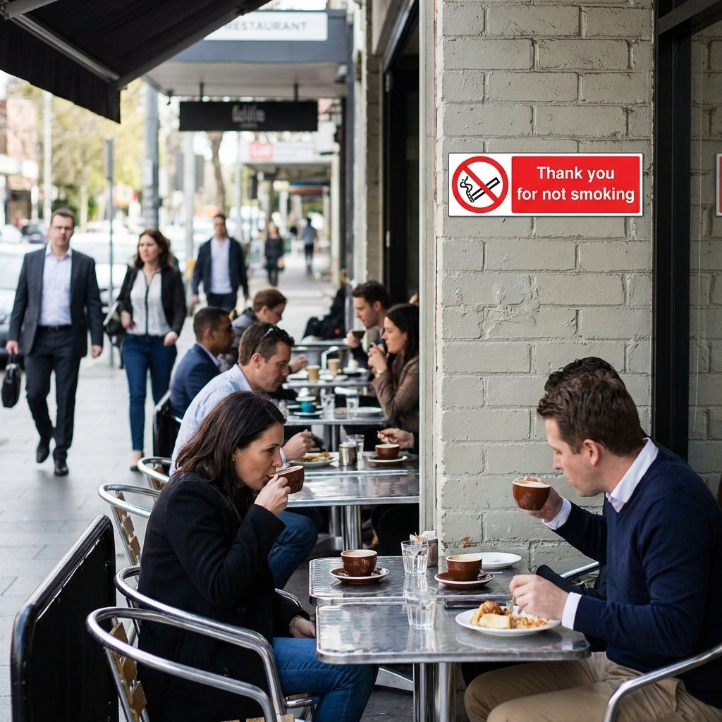 Thank You for Not Smoking Signs – 1mm Rigid Plastic – Indoor/Outdoor Use