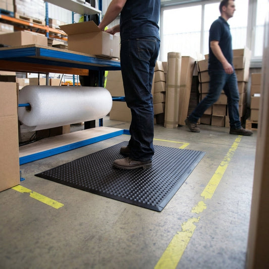 Anti-Fatigue Workstation Mats – Black – Flexible & Durable – Industrial Use