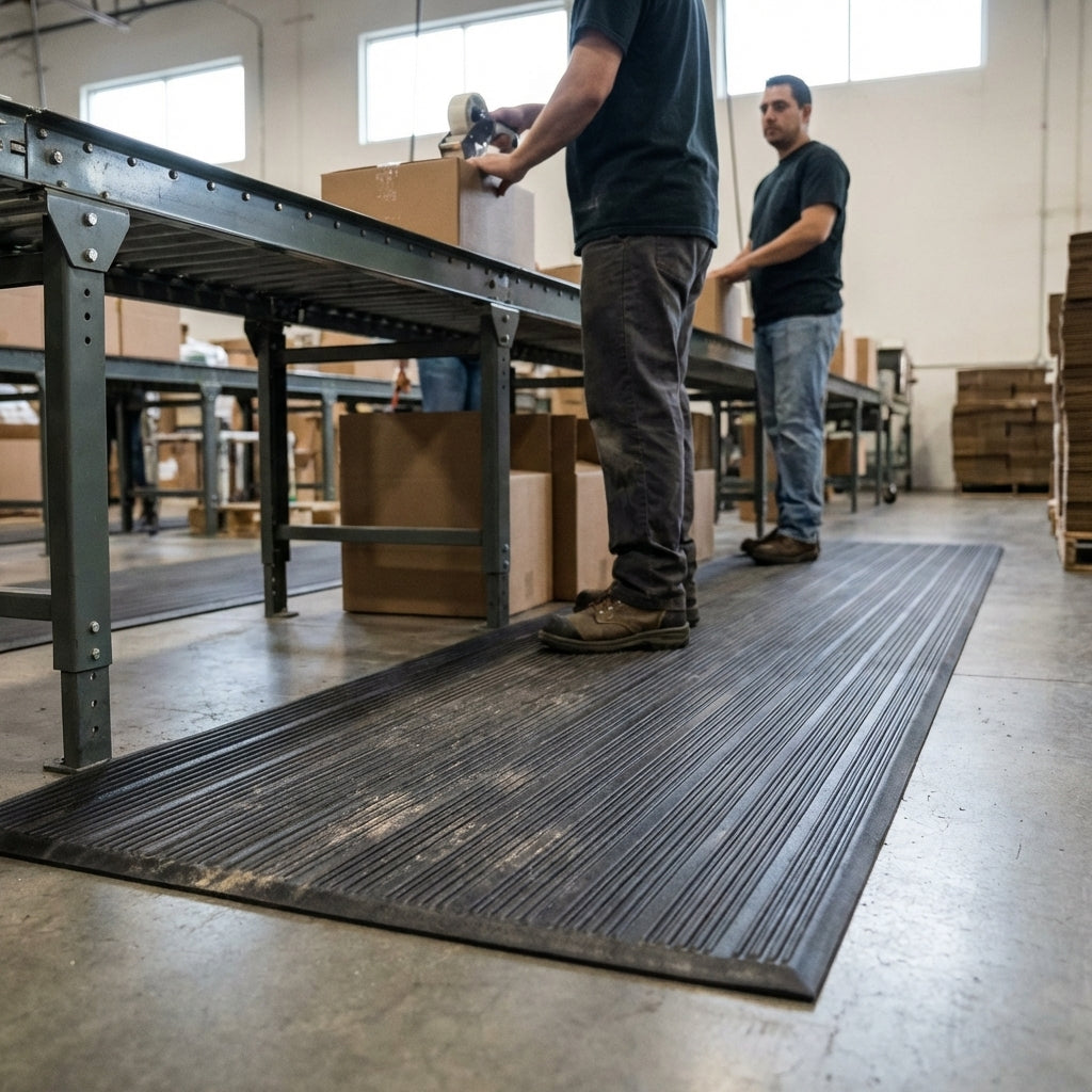 Anti-Fatigue Matting – Ribbed – Cushioned Foam Base – Light-Industrial Use