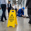 Caution People at Work Plastic 'A' Board Sign – 300mm x 600mm – Polypropylene – Indoor/Outdoor Use