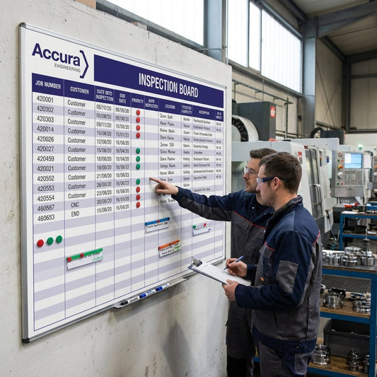Magnetic Dry Wipe Board – 1200mm x 1500mm – Aluminium Frame – Workplace Scheduling
