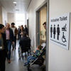 Inclusive Toilet Sign – 1mm Rigid Plastic – Indoor/Outdoor Use