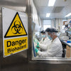 Danger Biohazard Safety Sign – 1mm Rigid Plastic – Indoor & Outdoor Use