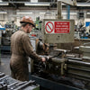 Do Not Wear Loose Clothing When Operating Machine Safety Signs – 1mm Rigid Plastic – Indoor/Outdoor Use