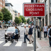 Pedestrian Crossing Point Traffic Signs – 1mm Rigid Plastic & Aluminium – Indoor & Outdoor