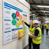Communication & Engagement Board – White – Rigid Correx Plastic – Industrial Use