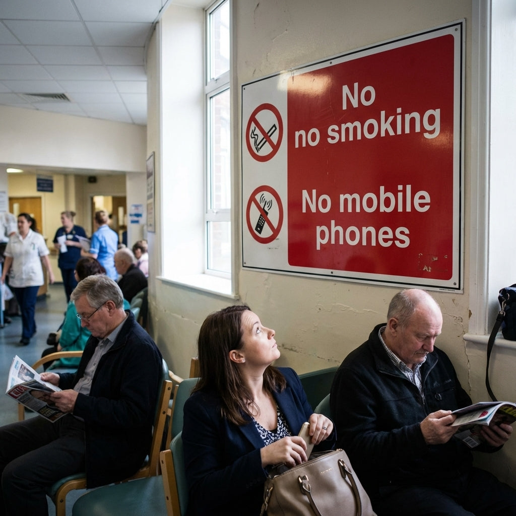 No Smoking, No Mobile Phones Signs – 1mm Rigid Plastic – Indoor/Outdoor Use