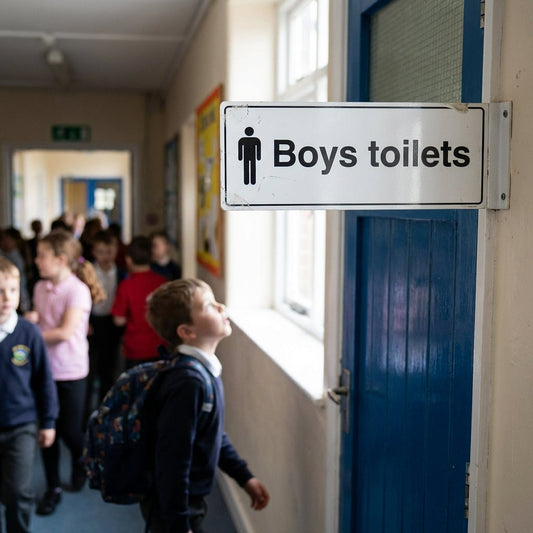 Boys Toilet Signs – 1mm Rigid Plastic – Indoor & Outdoor Use