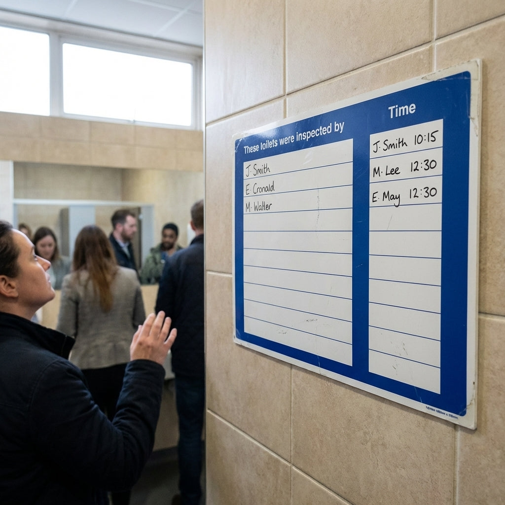 Inspection Sign – 400mm x 300mm – Rigid Plastic – Indoor/Outdoor Use