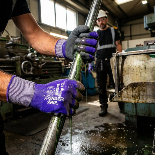 Oil Resistant Work Gloves – Heavy Duty – Industrial Use