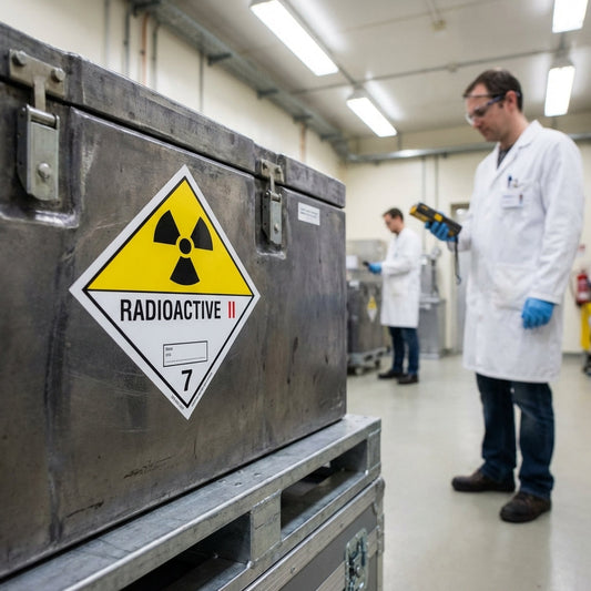 Radioactive II 7 Hazard Warning Diamond Sign – 1mm Rigid Plastic – Indoor/Outdoor Use