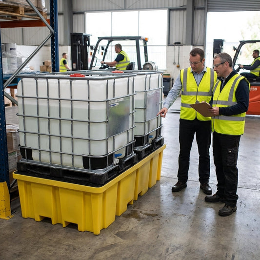 Double IBC Spill Pallet – 1150 Litre – Polyethylene – Industrial Use
