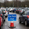 Reflective Cone Sign – 600mm x 450mm – Polypropylene – Car Park Use