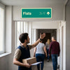 Flat Identification Signs – 450mm x 150mm – Glow-in-the-Dark – Fire Service Wayfinding