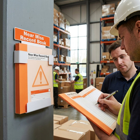 Near Miss Record Book and Holder – Wall Mountable – Industrial Use