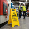 Caution Equipment Locked Out Sign – 300mm x 600mm – Polypropylene – Indoor/Outdoor Use
