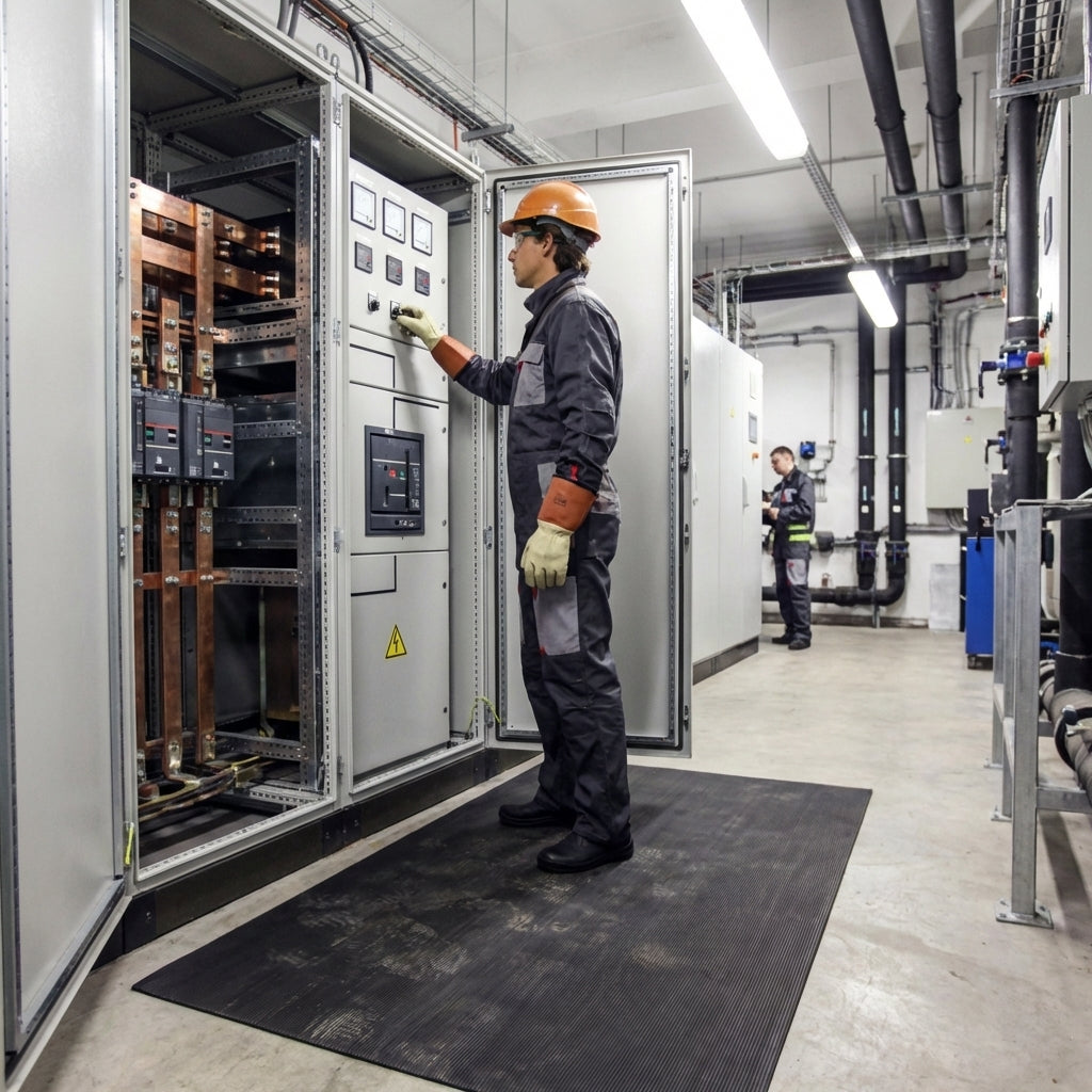 Electrical Safety Insulation Matting – Multiple Thicknesses – EPDM Rubber – Industrial Use