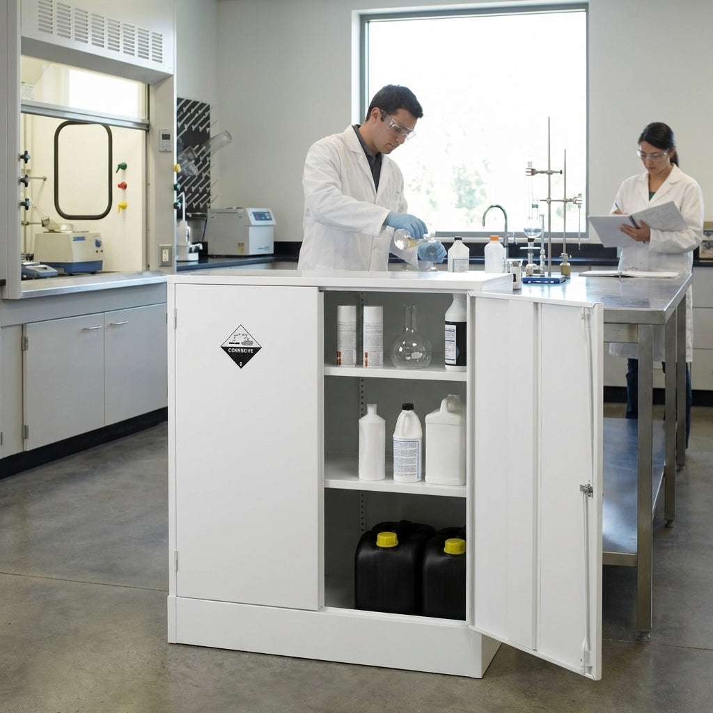 Acid Storage Cabinets – 1219x915x457mm – Mild Steel – Industrial Use